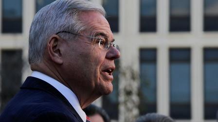 Video thumbnail: PBS NewsHour What's next for Sen. Menendez after bribery case mistrial?