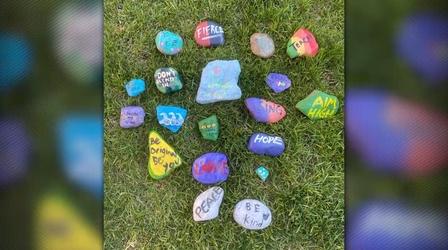 Girl Scouts spread encouragement with kindness rocks