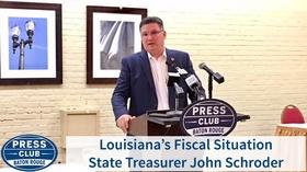 Video thumbnail: Press Club Louisiana's Fiscal Status | State Treasurer John Schroder