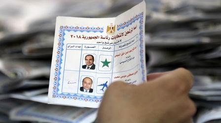 Video thumbnail: PBS NewsHour Sisi re-election not in doubt despite declining popularity