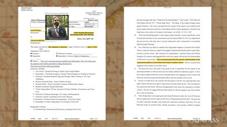 Video thumbnail: Compass UPDATE: AFA priest has restraining order denied