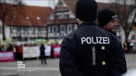 Video thumbnail: PBS NewsHour Crime spike in Germany puts pressure on immigration policy