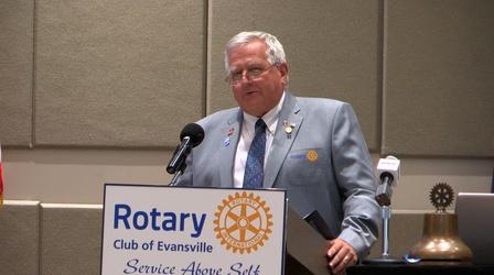 Video thumbnail: Evansville Rotary Club Regional Voices: District Governor Kirk Bouchie