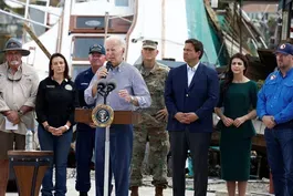 Pres. Biden surveys catastrophic hurricane damage in Florida