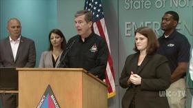 Video thumbnail: NC Emergency Management and Weather NC Gov. Cooper: Hurricane "Florence": 10:30AM-9/27