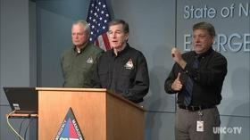 Video thumbnail: NC Emergency Management and Weather NC Gov. R. Cooper's Weather Briefing 1:30 PM 09/01/19