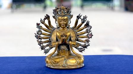 Video thumbnail: Antiques Roadshow Appraisal: Chinese Gilt Bronze Bodhisattva, ca. 1650