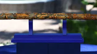 Appraisal: 1897 San Antonio Folk Art Carved Cane
