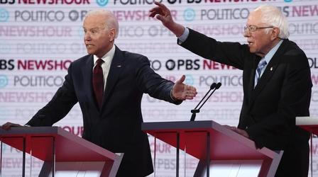 Video thumbnail: PBS NewsHour 2020 Democrats go from civil to combative in 6th debate