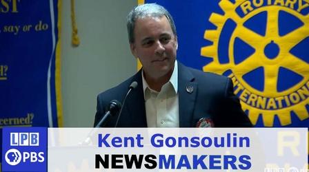 Video thumbnail: Newsmakers Kent Gonsoulin | Newsmakers | 05/18/2022