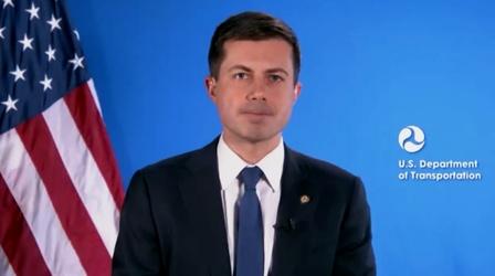 Video thumbnail: Amanpour and Company Buttigieg on FAA and Southwest Meltdowns