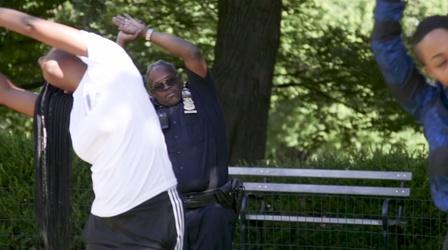 Video thumbnail: PBS NewsHour A community of color uses yoga to improve ties with the NYPD