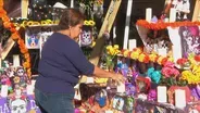 Pilsen Resident Marks Dia de los Muertos