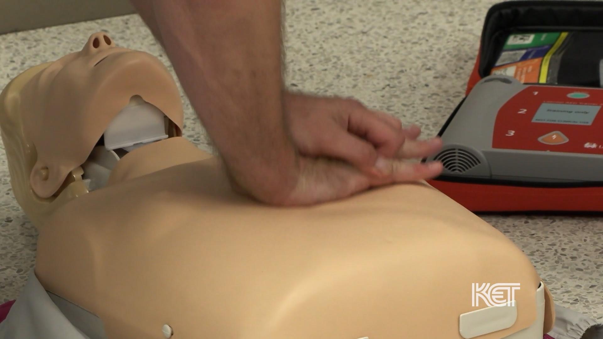 Fayette County Holds AED emergency drill, Certifies Last “Heart Safe” High School
