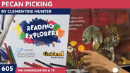 PK-TK-605: Pecan Picking by Clementine Hunter