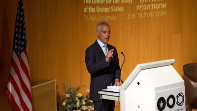 Rahm Emanuel on calling for new approach to U.S.-Israel ties