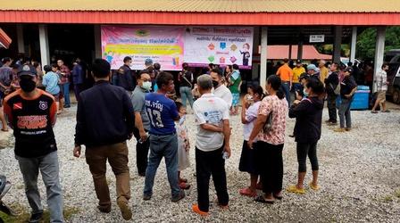 Video thumbnail: PBS NewsHour News Wrap: Dozens killed in Thailand attack
