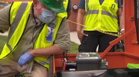 Video thumbnail: NJTV News NJIT detects COVID-19 in sewage, quarantines dorm