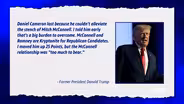 Trump Reacts to Daniel Cameron's Loss