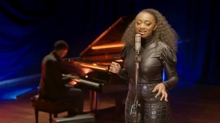 Video thumbnail: Amanpour and Company 23-Year-Old Grammy Winner Samara Joy Is the Future of Jazz