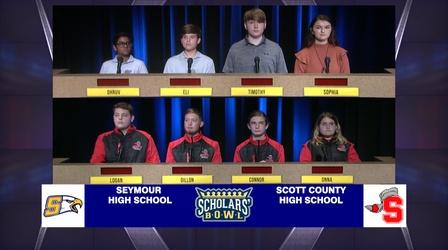 Video thumbnail: Scholars' Bowl Seymour vs Scott County