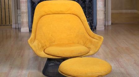 Appraisal: Platner High-back Lounge Chair & Ottoman, ca.1975