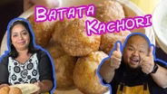 Indian Street Food Batata Potato Kachori