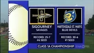 Class 1A - Martensdale-St Marys Blue Devils vs. Sigourney Savages