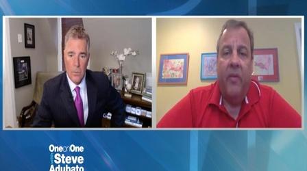 Video thumbnail: One-on-One Former NJ Gov. Christie on COVID, Trump & Confronting Racism