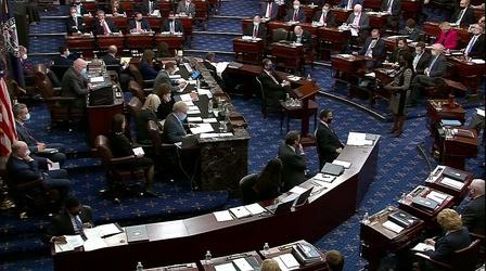 Video thumbnail: PBS NewsHour Senate votes to move forward with Trump's impeachment trial