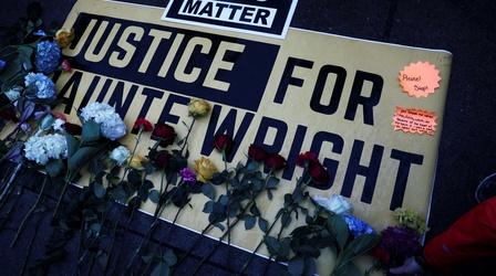 Video thumbnail: PBS NewsHour News Wrap: Kim Potter faces manslaughter charge