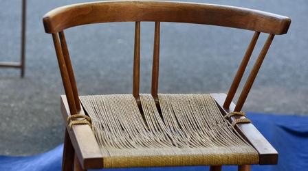 Video thumbnail: Antiques Roadshow Appraisal: George Nakashima Grass Seat Chair, ca. 1965
