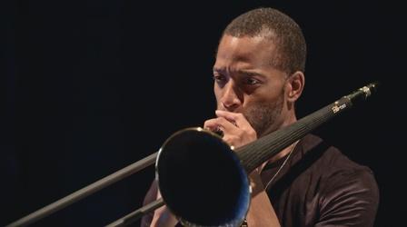 Video thumbnail: PBS NewsHour Trombone Shorty on New Orleans' quieted musical heartbeat