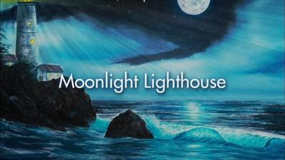 Wyland's Art Studio | Moonlight Lighthouse                                                                                                                                                                                                                                                                                                                                                                                                                                                                          