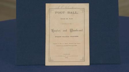 Appraisal: 1880 Hughes & Woodward Football Rule Book