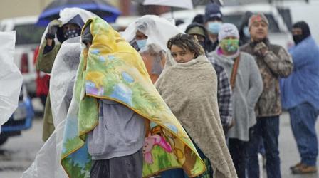 Video thumbnail: PBS NewsHour Texas struggles as millions remain without drinking water