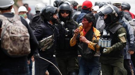 Video thumbnail: PBS NewsHour What's next for Bolivia, after President Morales steps down