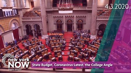 Video thumbnail: New York NOW State Budget Breakdown, Coronavirus Latest, College Angle