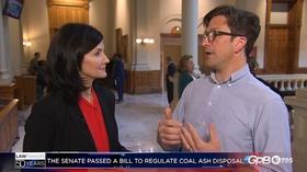 Video thumbnail: Lawmakers GPB Reporter Grant Blankenship on Coal Ash Disposal Problem