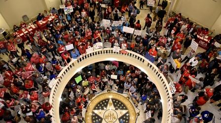 Video thumbnail: PBS NewsHour What’s different about this wave of teacher strikes