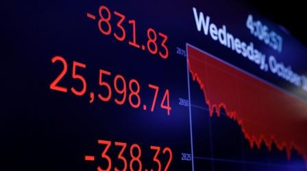 Video thumbnail: PBS NewsHour What’s behind Wednesday’s market selloff?