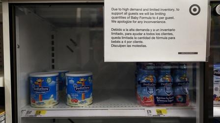 Video thumbnail: PBS NewsHour News Wrap: FDA admits missteps in baby formula shortage