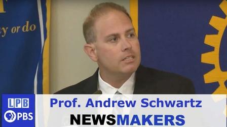 Video thumbnail: Newsmakers Prof. Andrew Schwartz | IS/DS Department at LSU | 08/23/2023