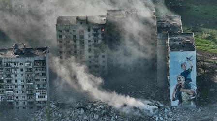 Video thumbnail: PBS NewsHour Longest battle in Ukraine leaves city of Bakhmut in ruins