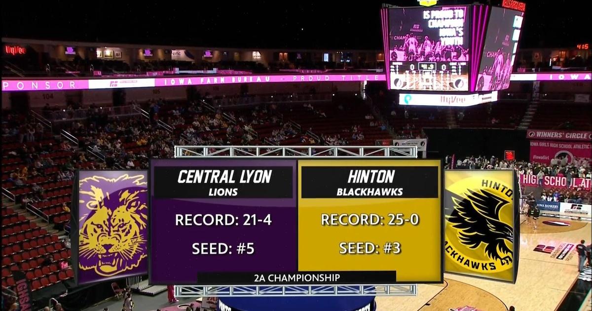 Iowa Girls State Basketball Championships | Class 2A - Central Lyon Lions vs. Hinton Blackhawks | Season 2025 | Episode 1204