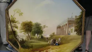 Appraisal: Rococo Revival Table Picturing Mount Vernon