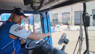 Riding Inside the Cab at the Garbage Truck Road-eo