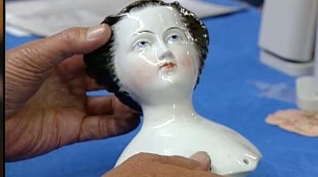 Video thumbnail: Antiques Roadshow Appraisal: Schlaggenwald Doll Head, ca. 1845
