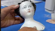 Appraisal: Schlaggenwald Doll Head, ca. 1845