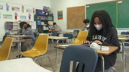 Video thumbnail: PBS NewsHour Students with limited broadband at risk of falling behind